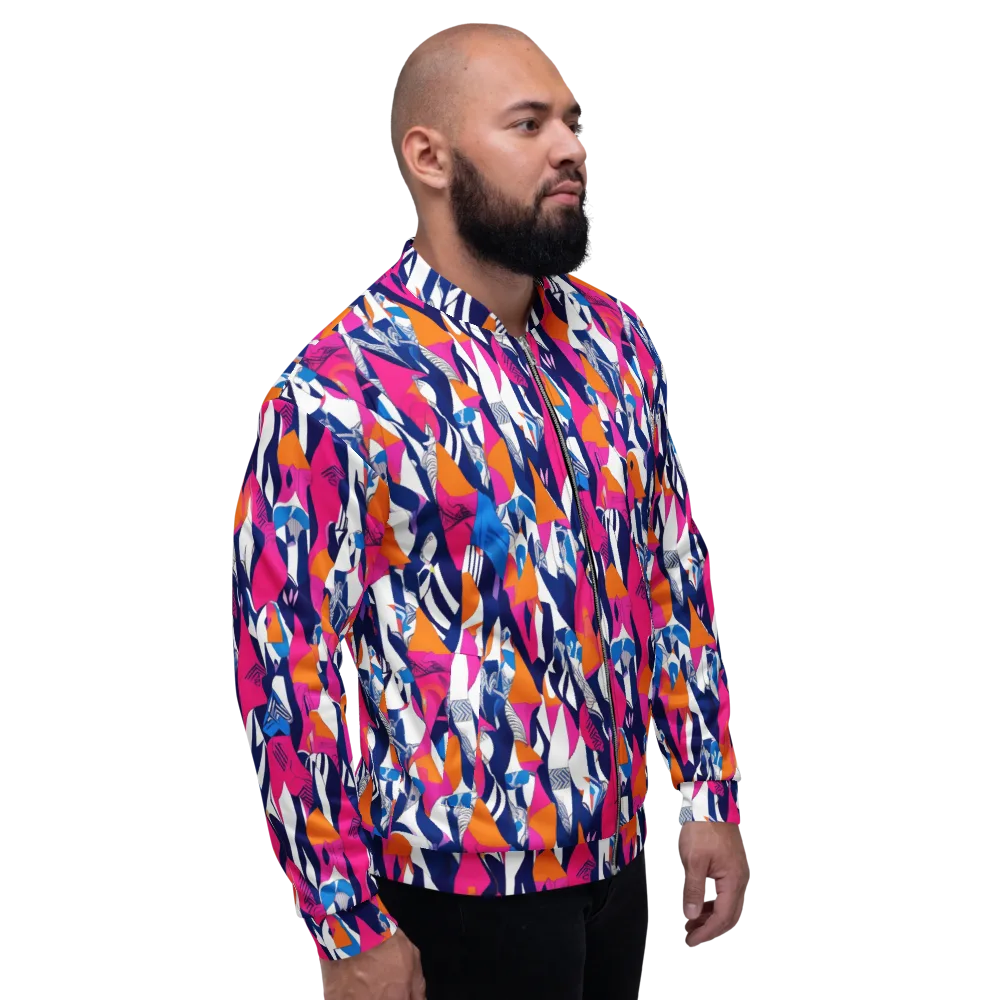Neon Couture on Bomber Jacket — Right