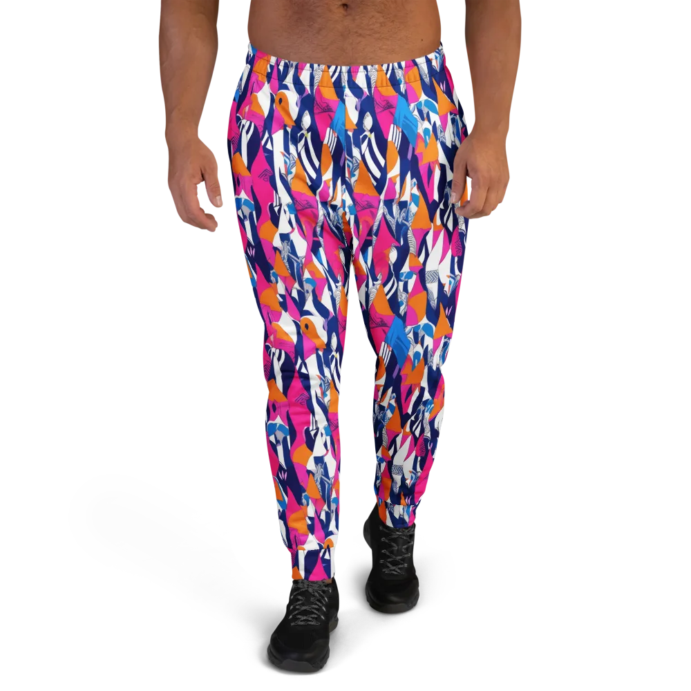 Neon Couture on Men's Joggers — Front