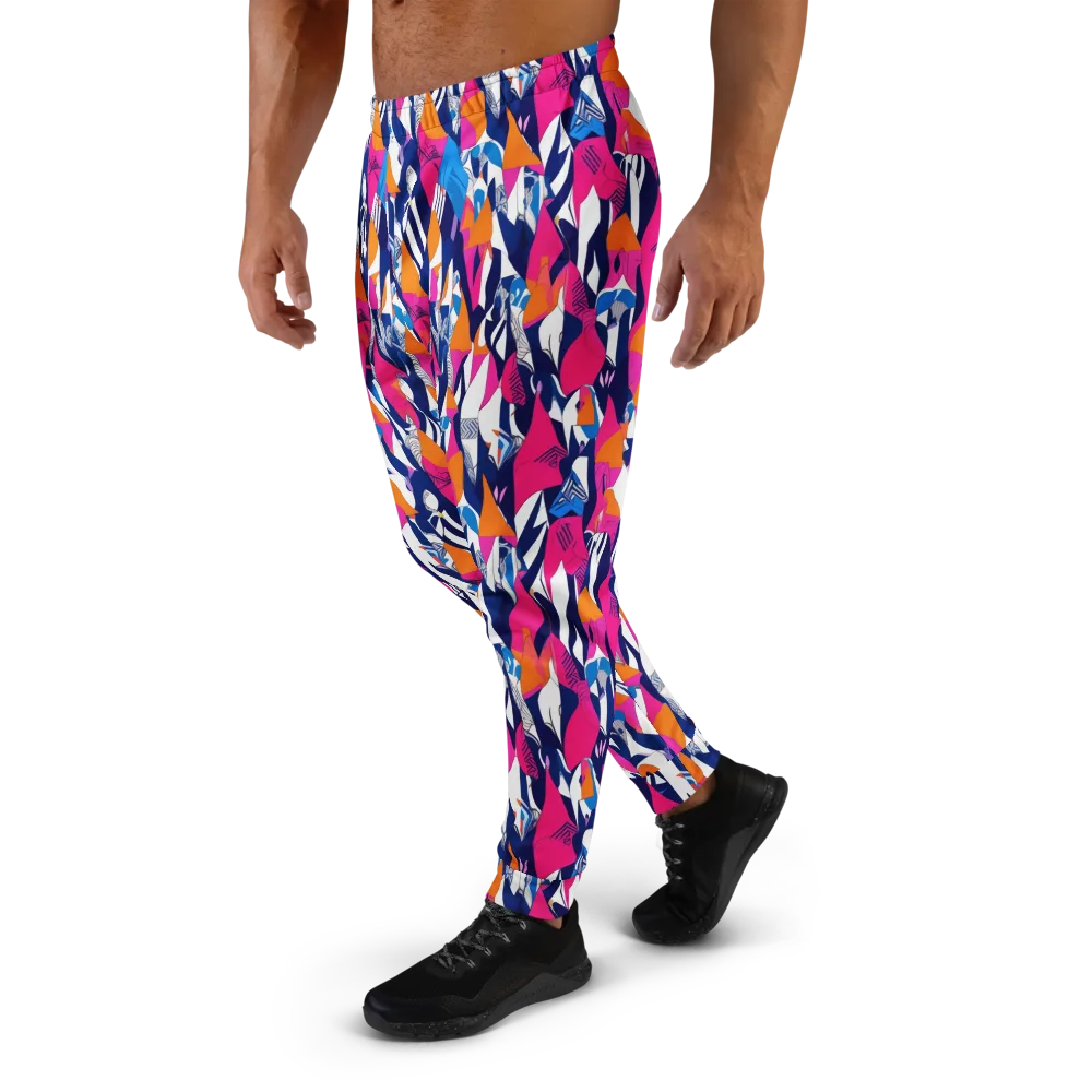 Neon Couture on Men's Joggers — Left
