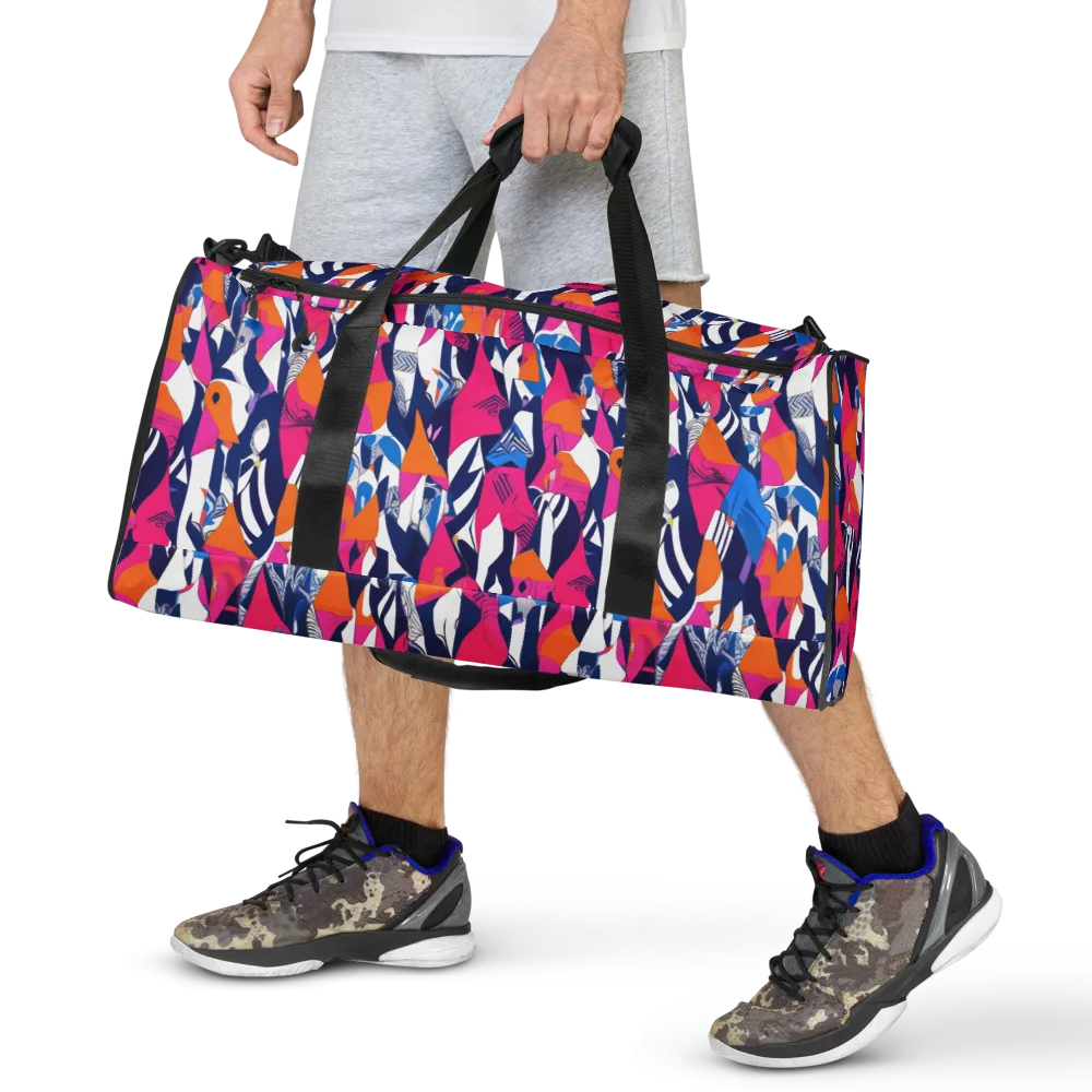 Neon Couture on Duffle Bag — Front