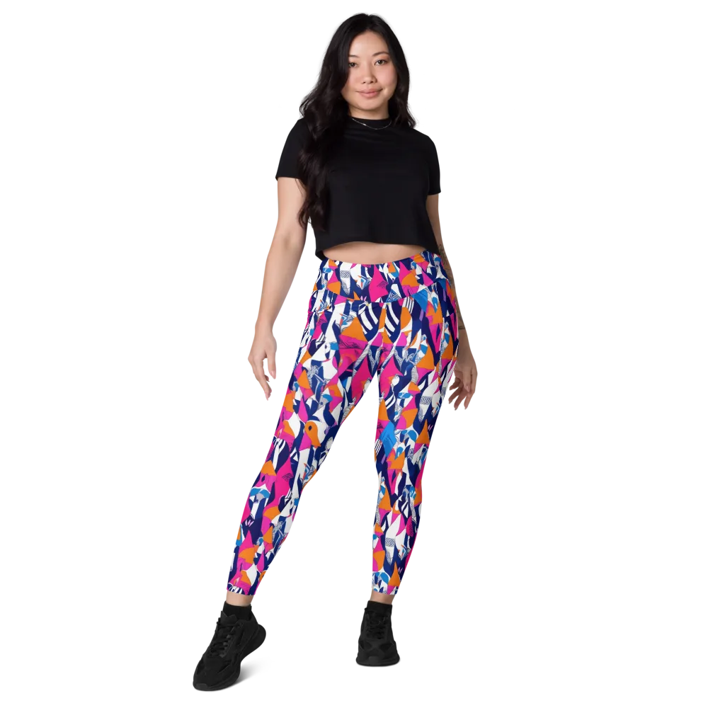Neon Couture on Leggings with Pockets — Front