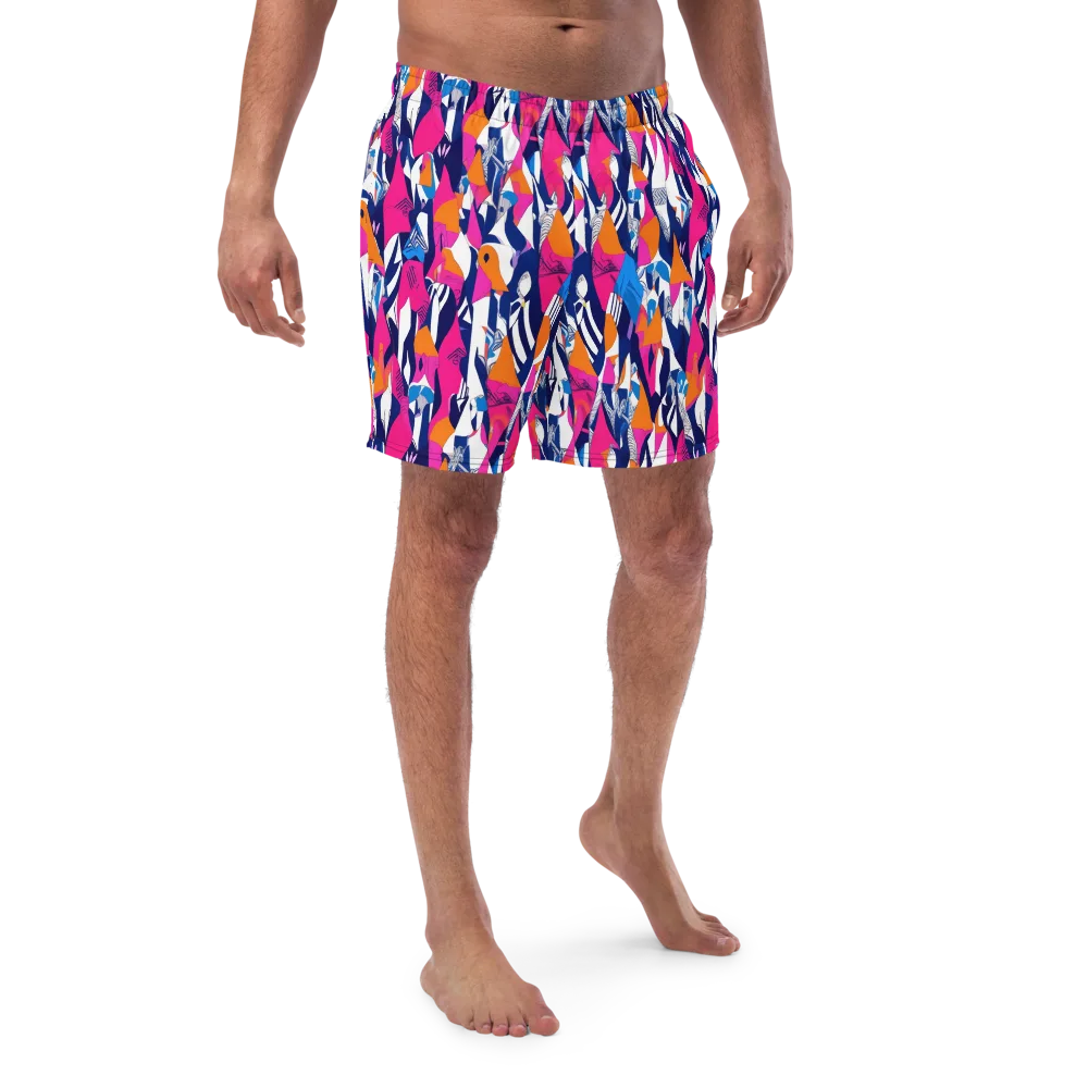 Neon Couture on Swim Trunks — Front