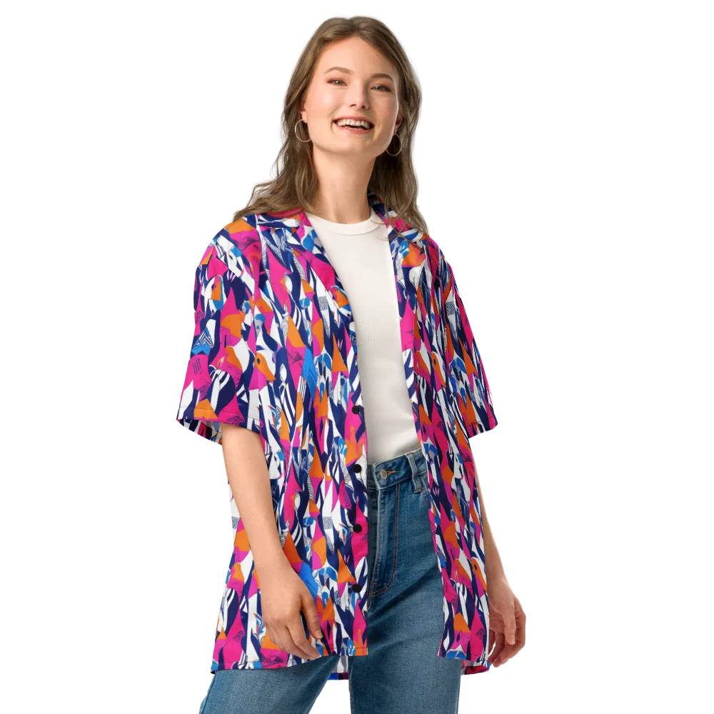 Neon Couture on Button Shirt — Front