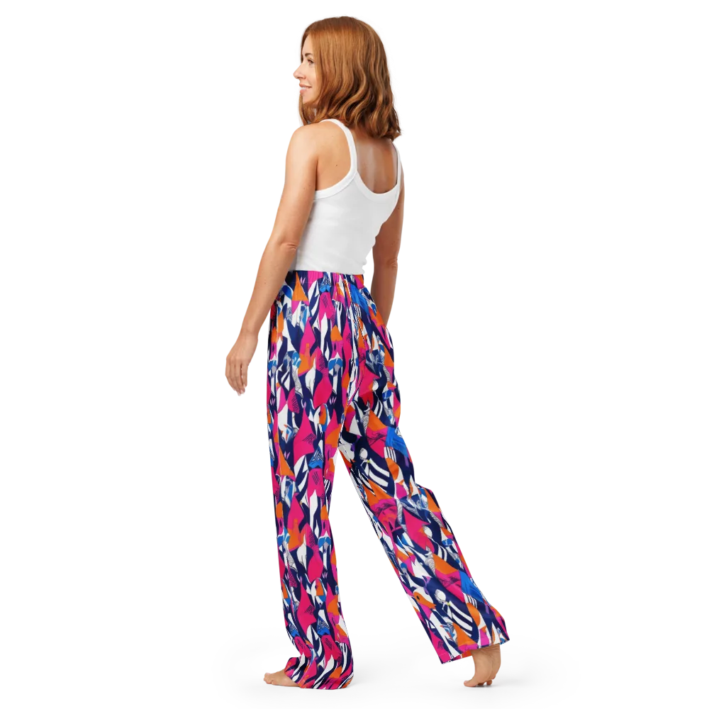 Neon Couture on Women's Pajama Pants — Back