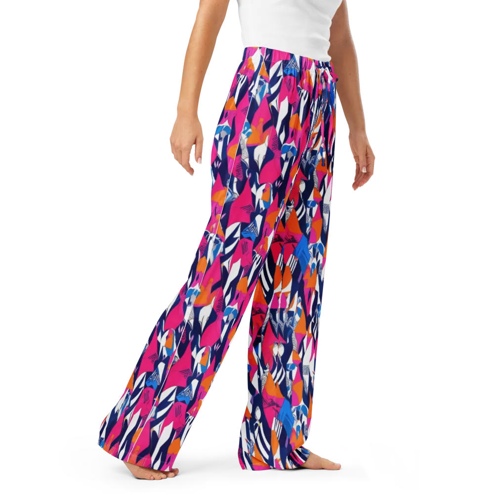 Neon Couture on Women's Pajama Pants — Right Front