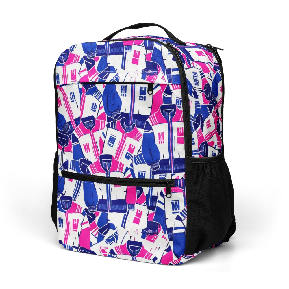 Midnight Letterman on Utility Backpack — Left Front