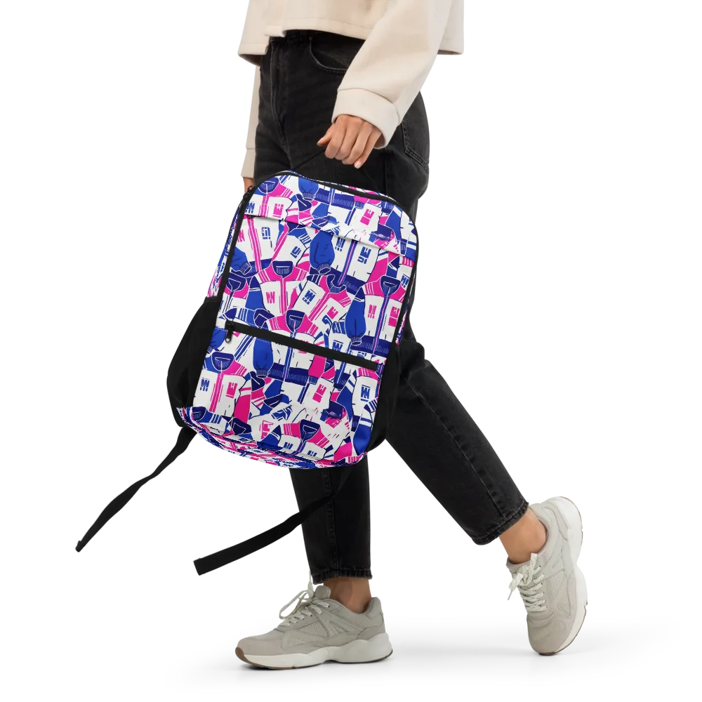 Midnight Letterman on Utility Backpack — Front