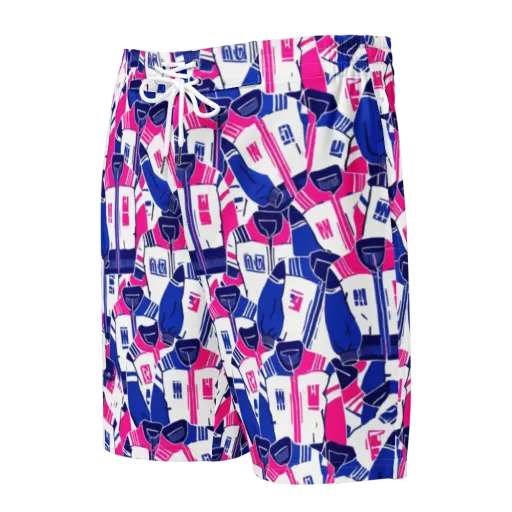 Midnight Letterman on a Men's Board Shorts