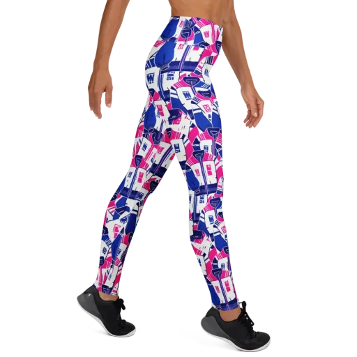 Midnight Letterman on a Yoga Leggings