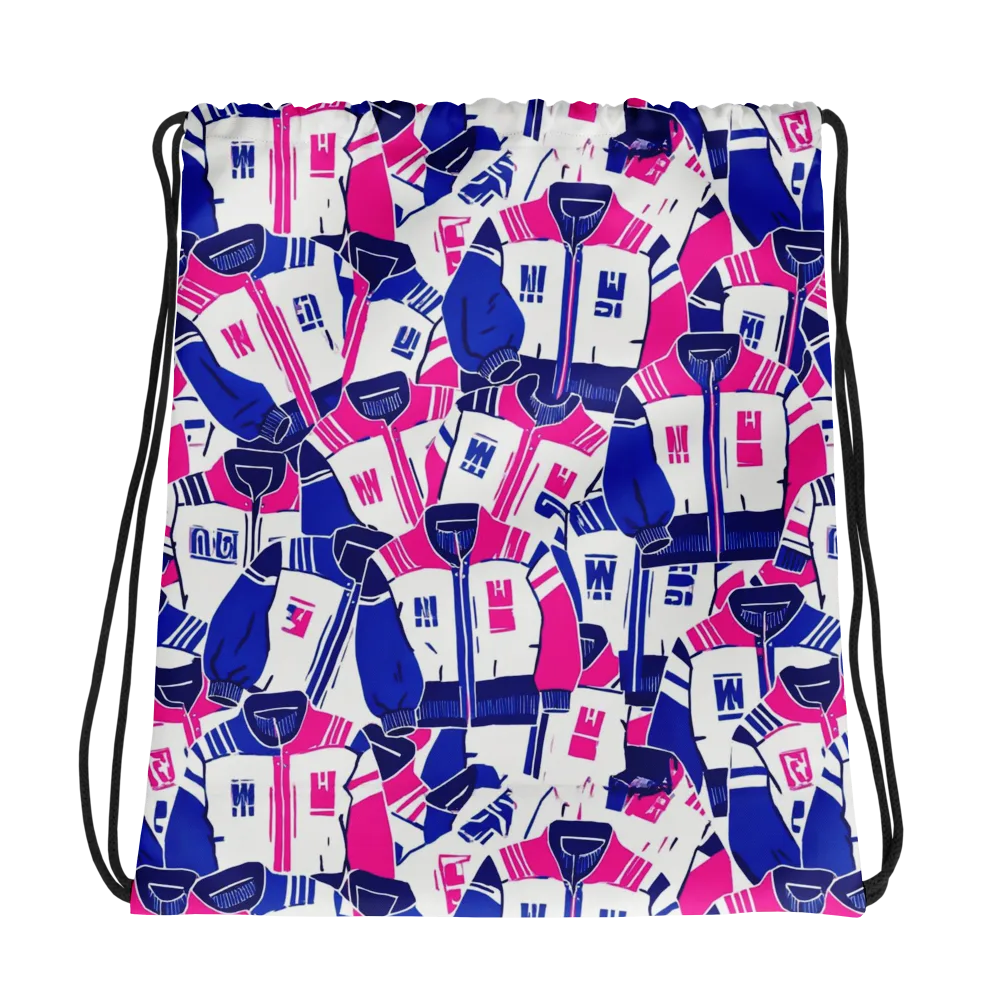 Midnight Letterman on Drawstring Bag — Photo