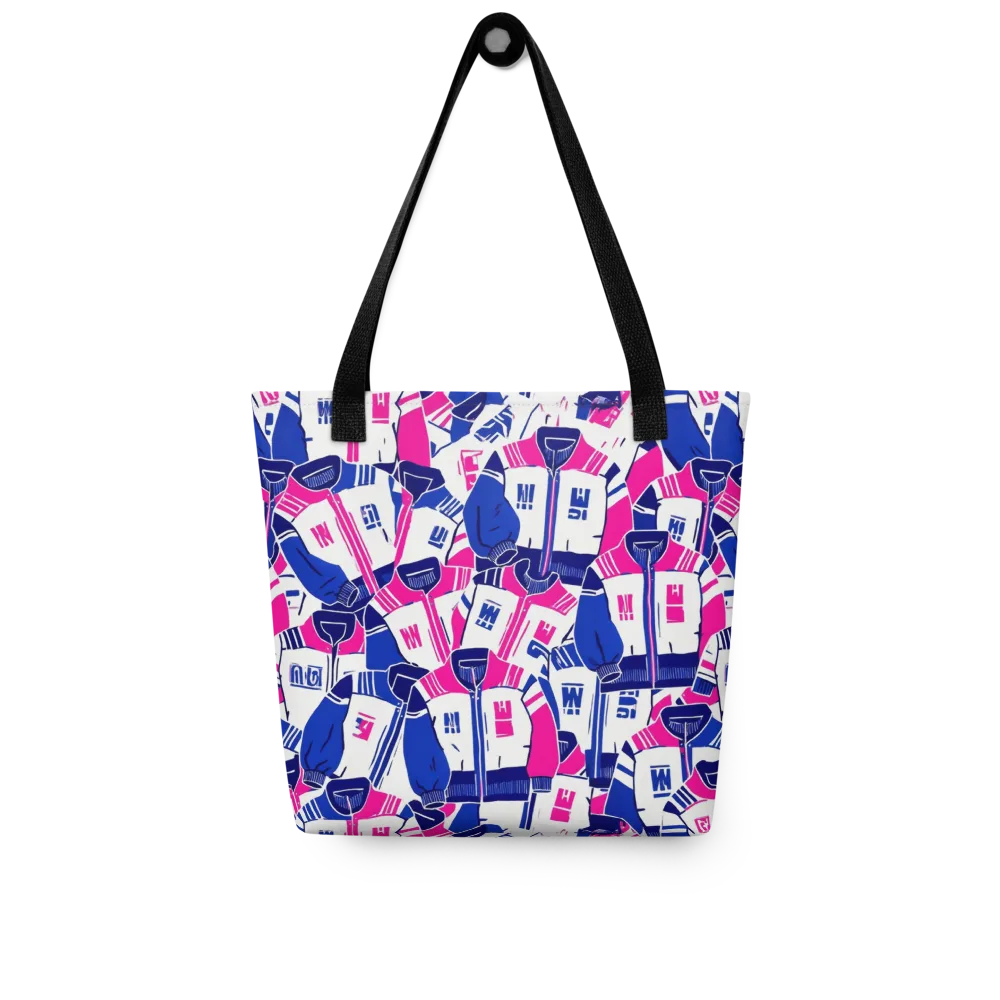 Midnight Letterman on Tote Bag — Front