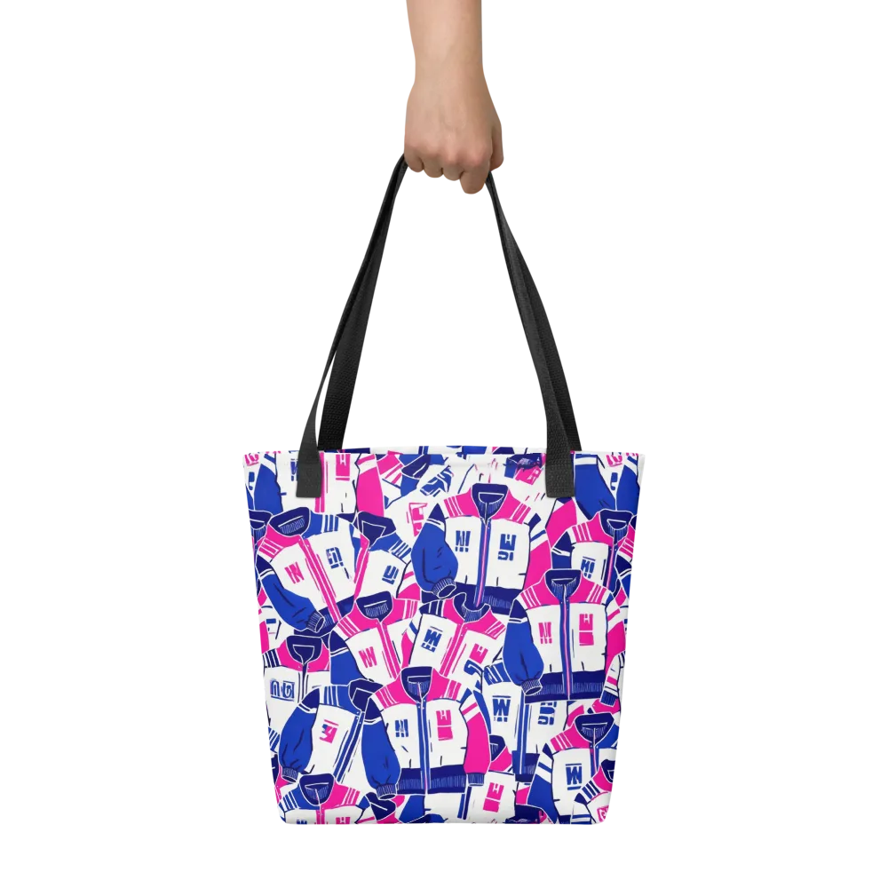 Midnight Letterman on Tote Bag — Front
