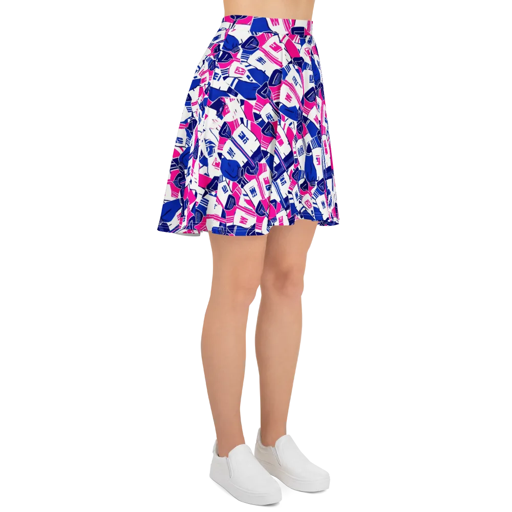 Midnight Letterman on Skater Skirt — Right