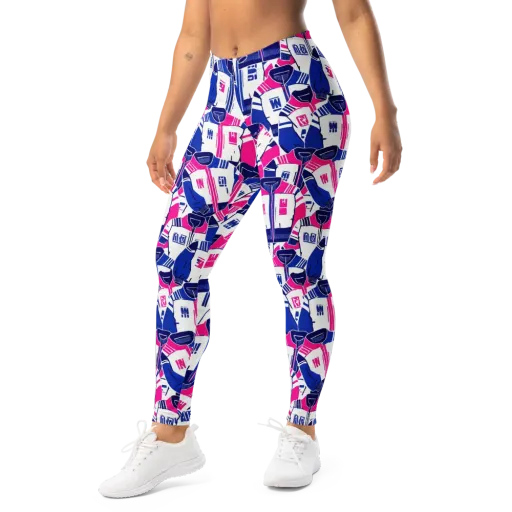 Midnight Letterman on a Leggings