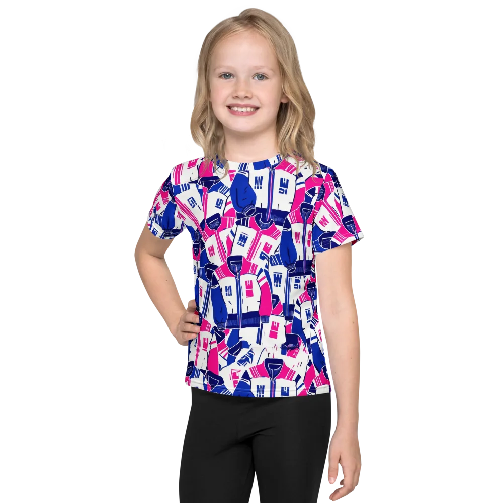 Midnight Letterman on Kids Crew Neck T-Shirt — Front