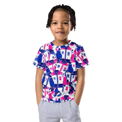 Midnight Letterman on a Kids Crew Neck T-Shirt