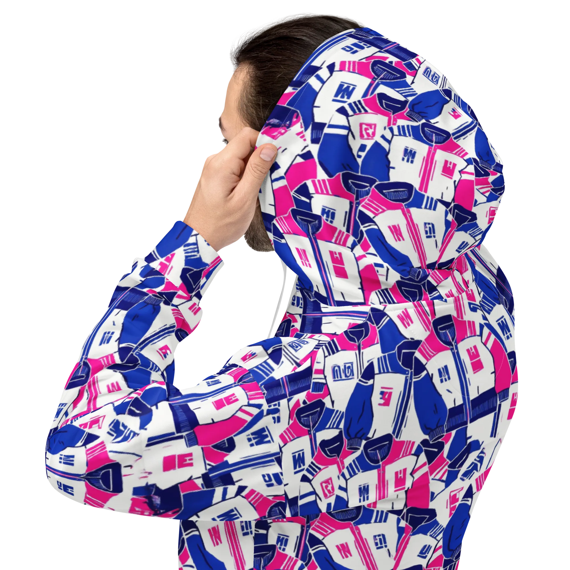 Midnight Letterman on Hoodie — Back