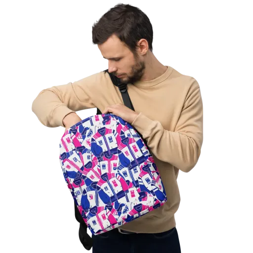 Midnight Letterman on a Minimalist Backpack