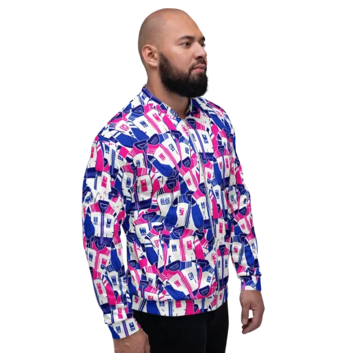 Midnight Letterman on a Bomber Jacket