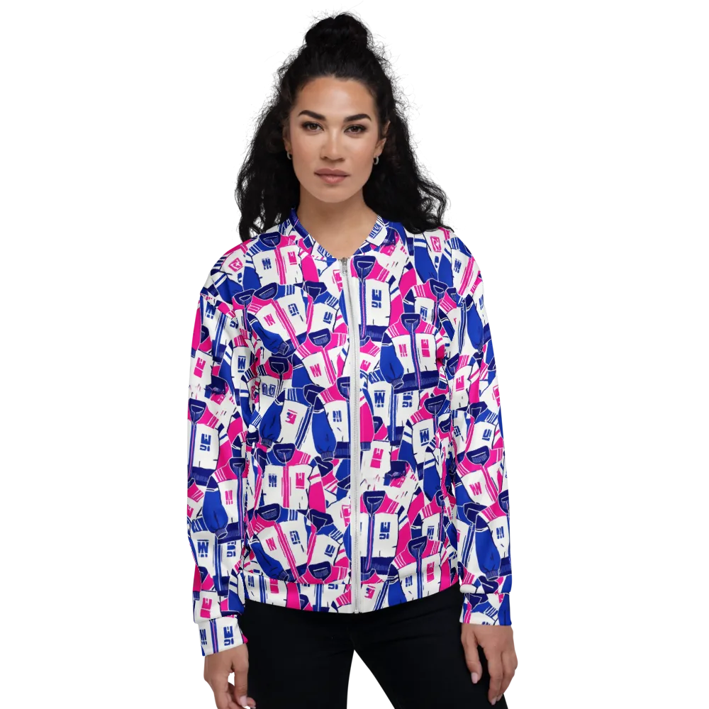 Midnight Letterman on Bomber Jacket — Front