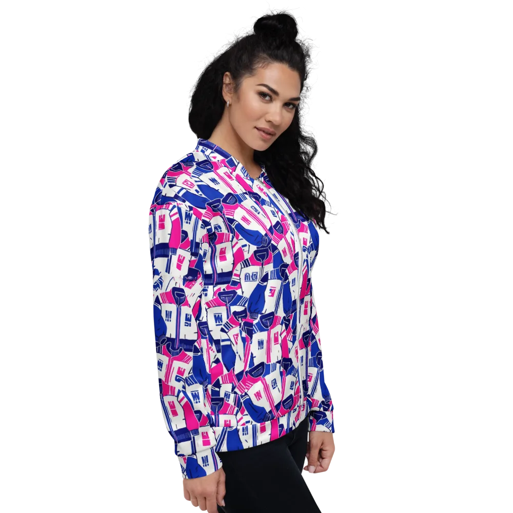 Midnight Letterman on Bomber Jacket — Right