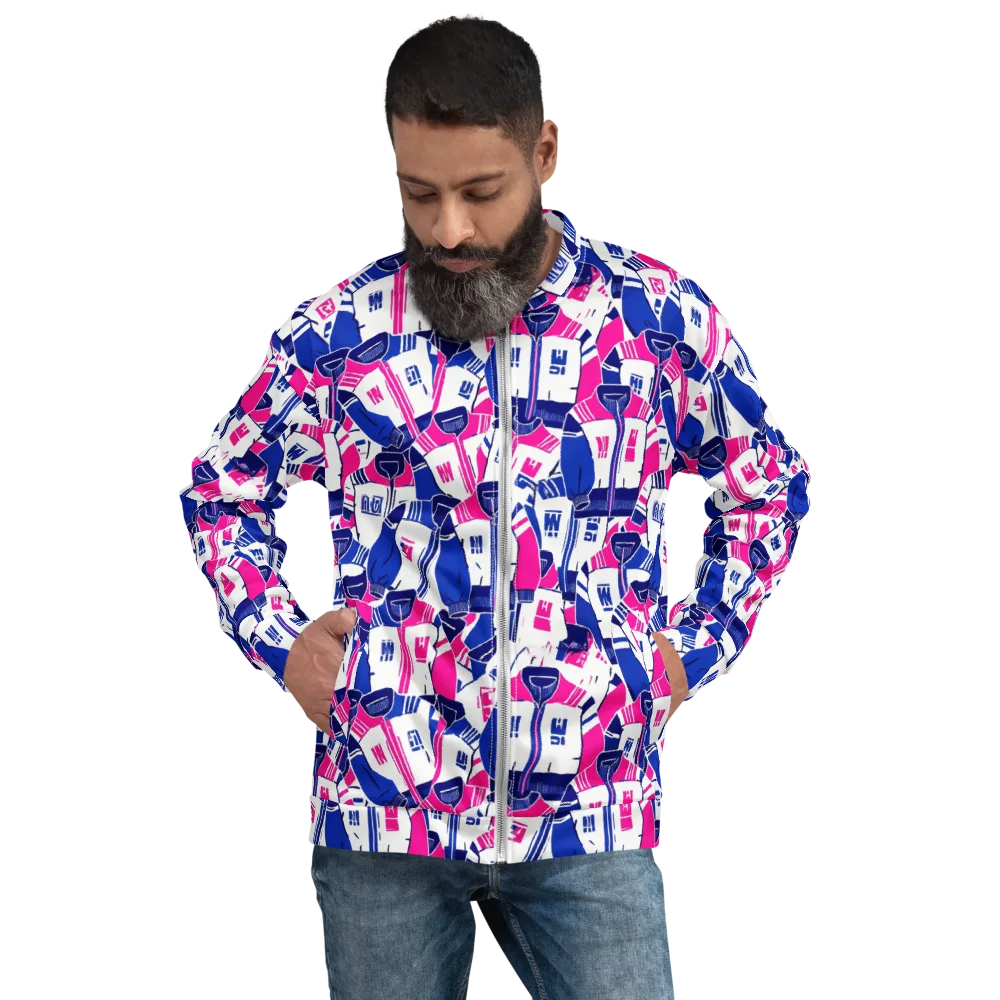Midnight Letterman on Bomber Jacket — Front