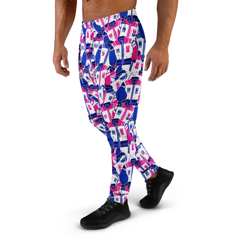 Midnight Letterman on Men's Joggers — Left