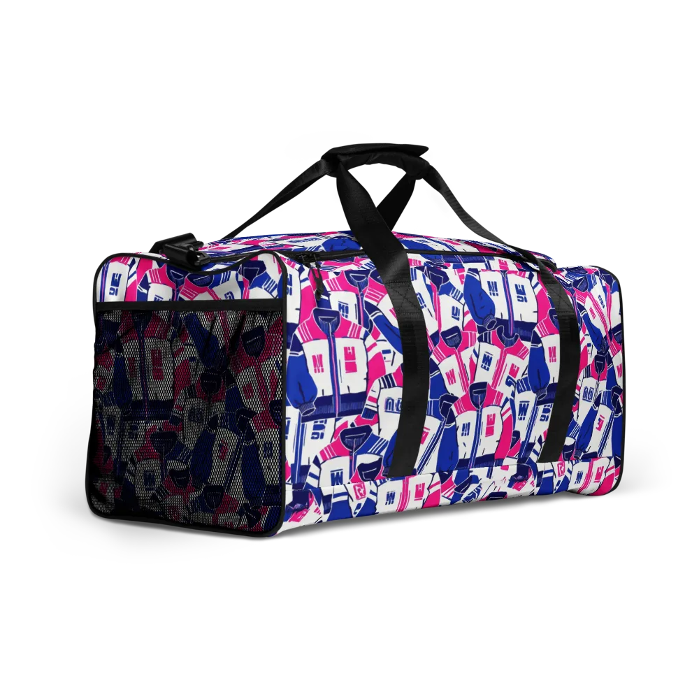 Midnight Letterman on Duffle Bag — Right Front