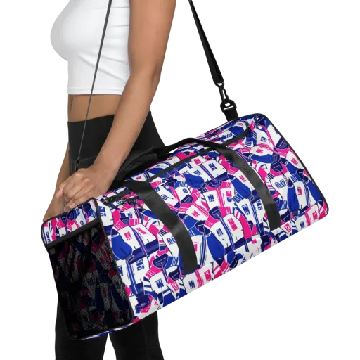 Midnight Letterman on a Duffle Bag
