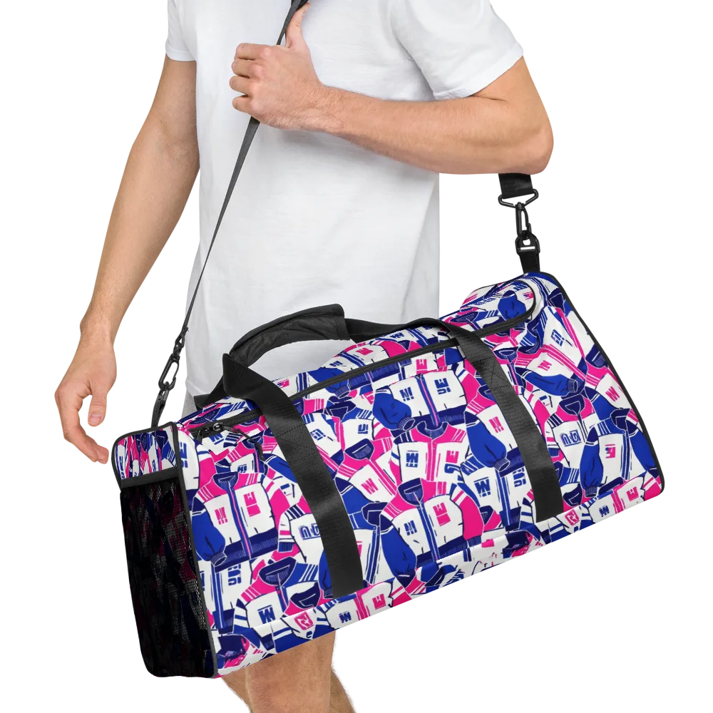 Midnight Letterman on Duffle Bag — Right Front