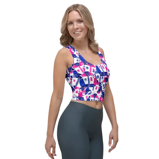 Midnight Letterman on a Crop Top