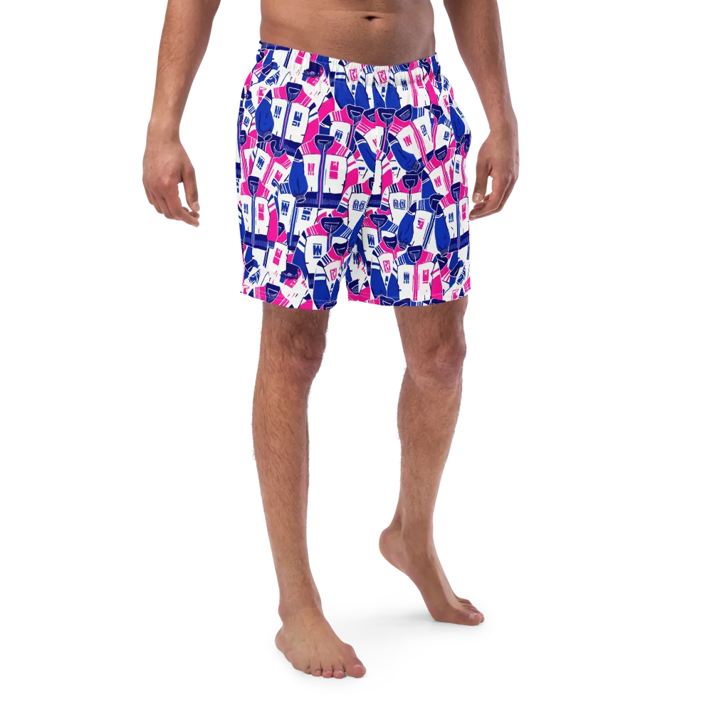 Midnight Letterman on Swim Trunks — Front