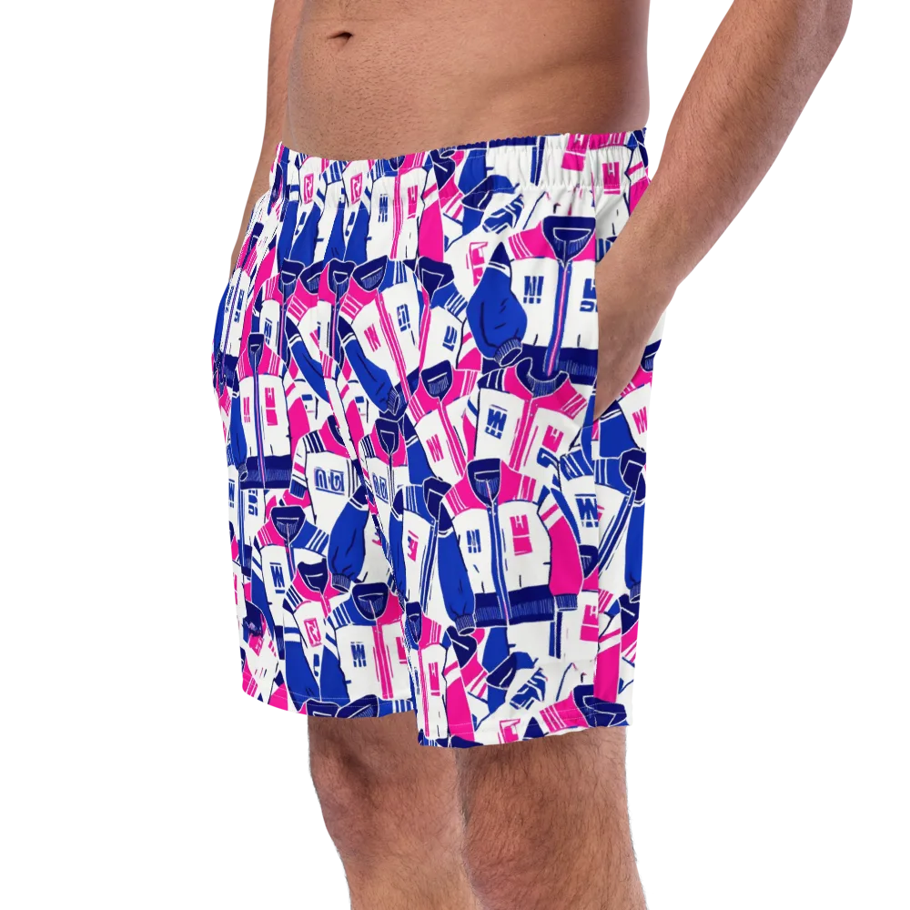 Midnight Letterman on Swim Trunks — Left Front