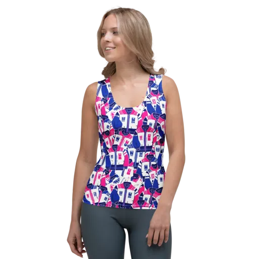 Midnight Letterman on a Women's Tank Top