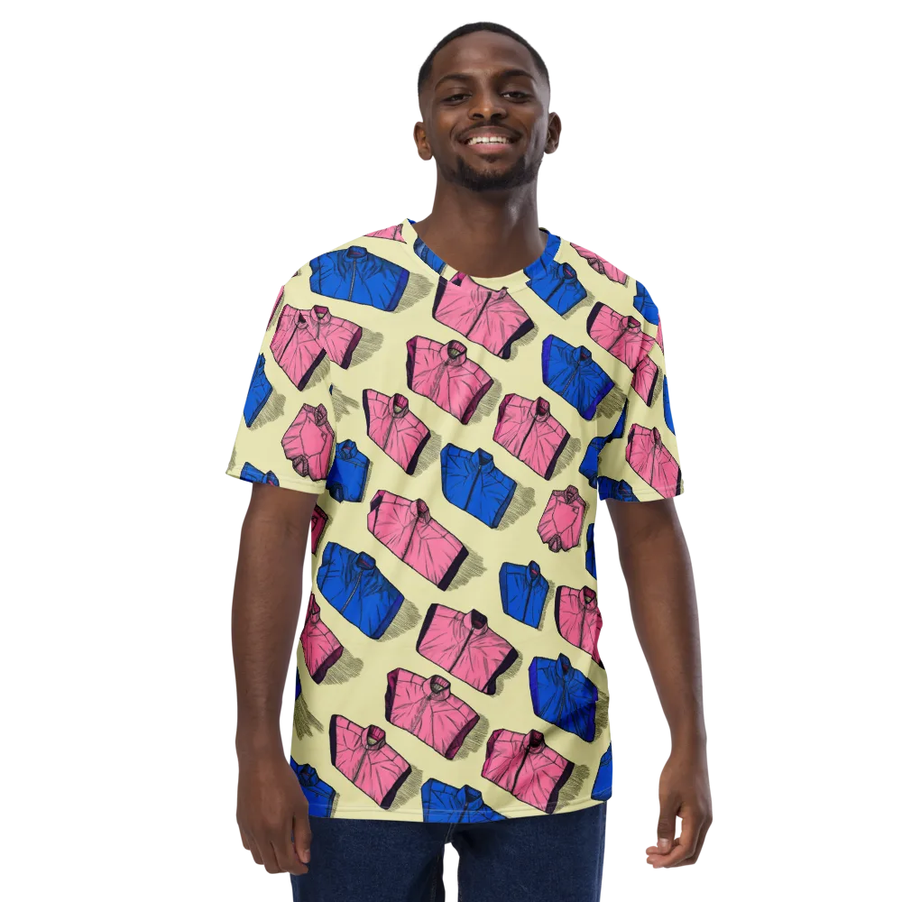 Puffer Parade on Men's Crew Neck T-Shirt — Front