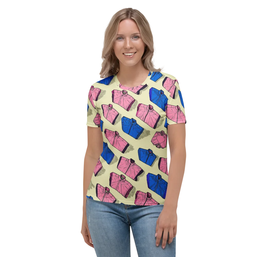 Puffer Parade on Women's Crew Neck T-Shirt — Front