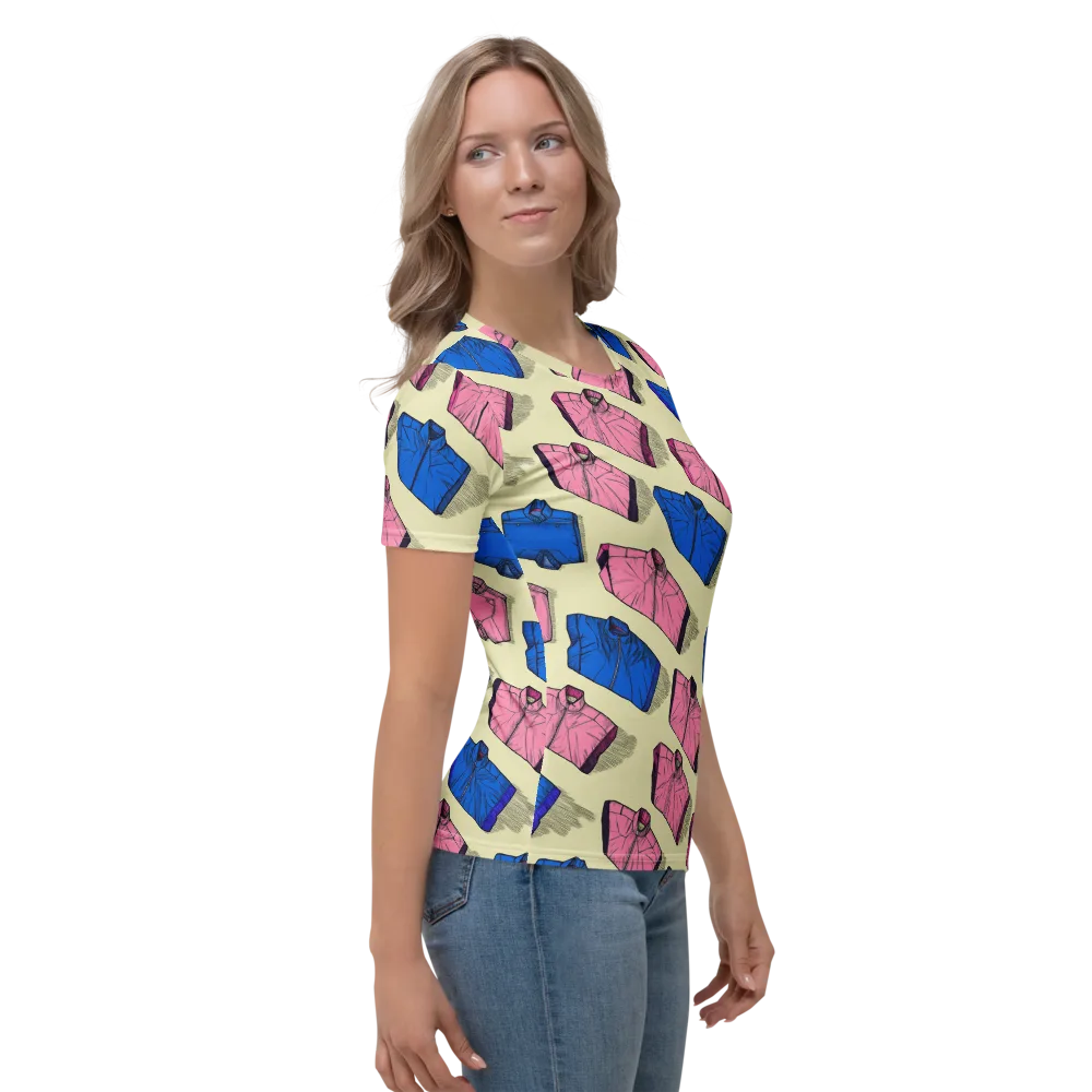 Puffer Parade on Women's Crew Neck T-Shirt — Right
