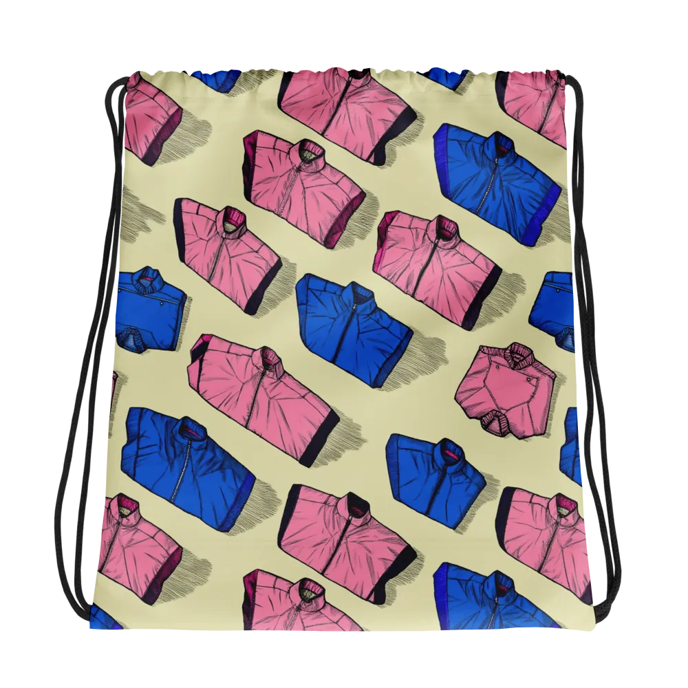Puffer Parade on Drawstring Bag — Photo