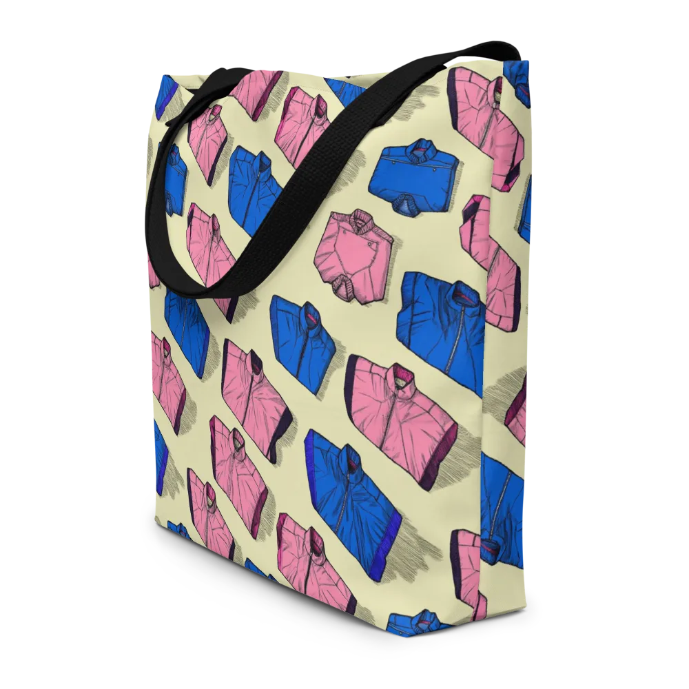 Puffer Parade on Large Tote Bag W/ Pocket — Front