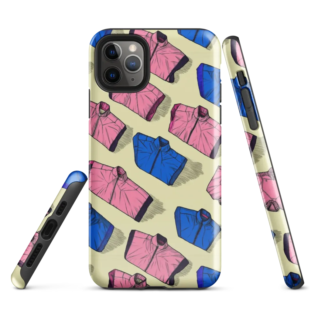Puffer Parade on Tough Case for iPhone® — Front