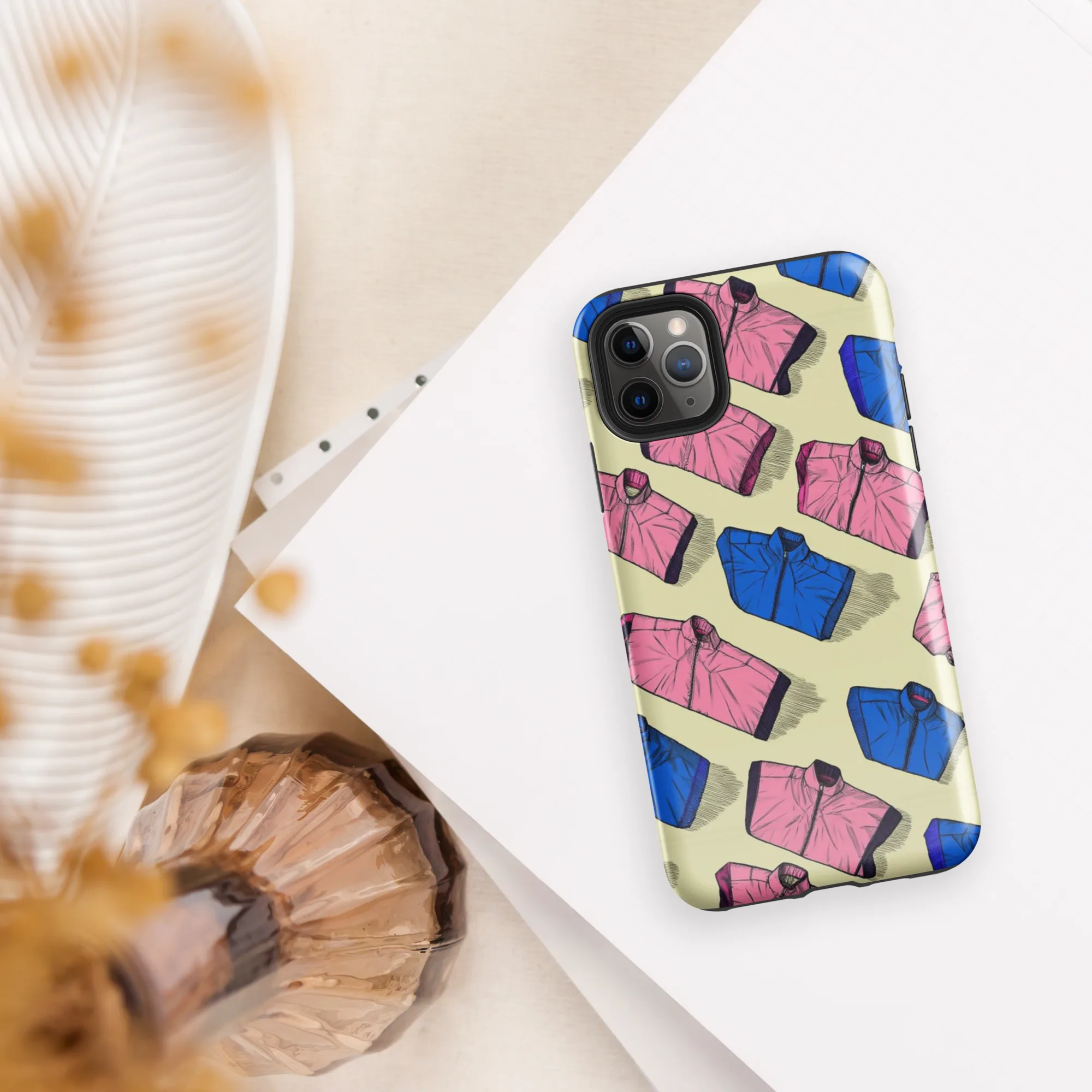 Puffer Parade on Tough Case for iPhone® — Front