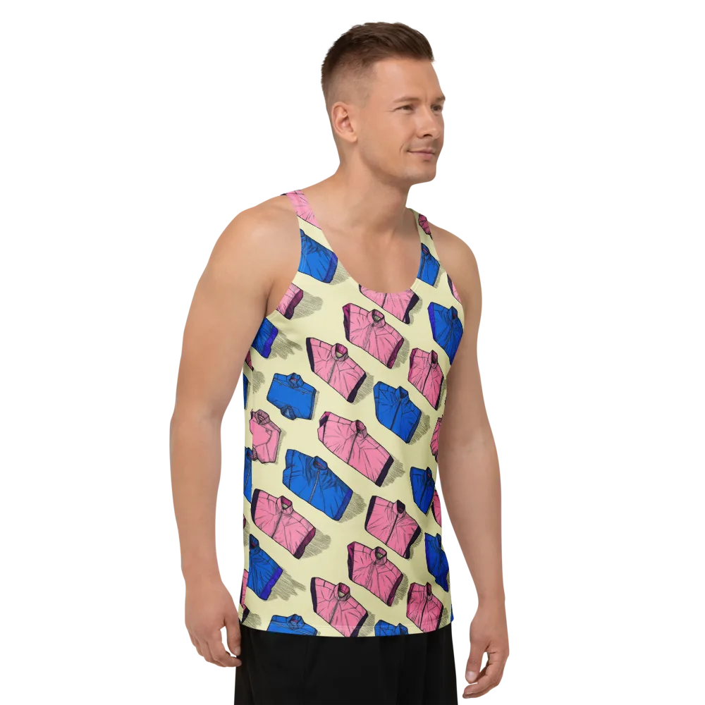 Puffer Parade on Men's Tank Top — Right Front