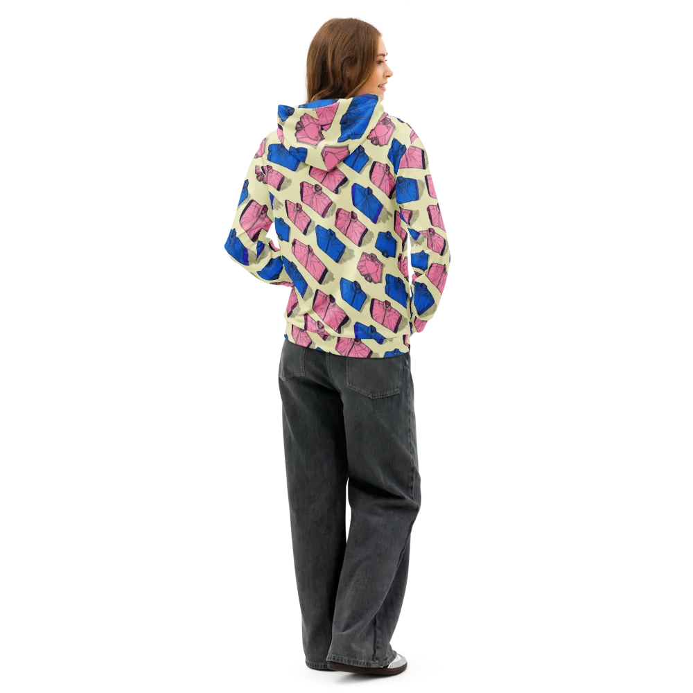Puffer Parade on Cotton Hoodie — Back