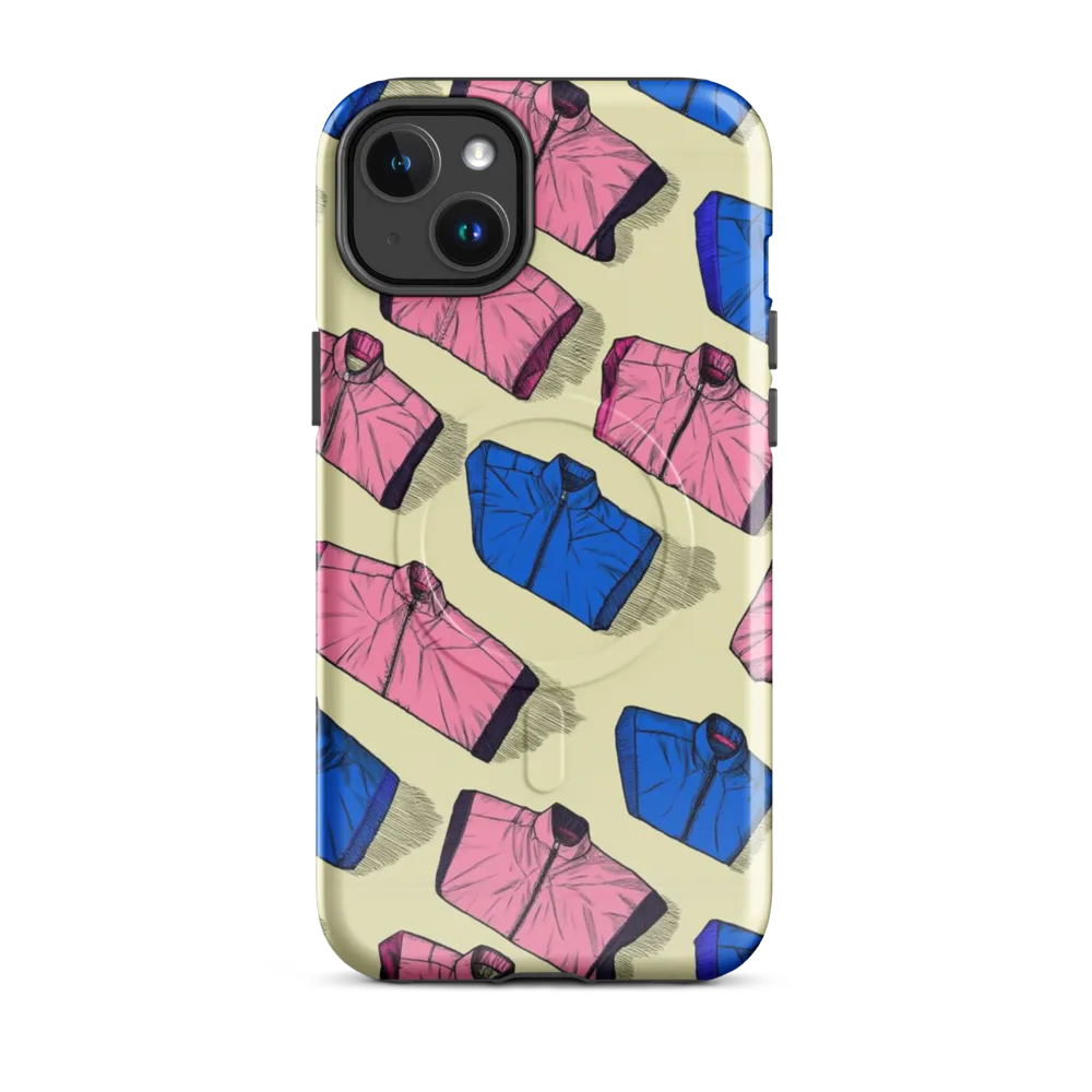 Puffer Parade on MagSafe Tough Case for iPhone® — Front