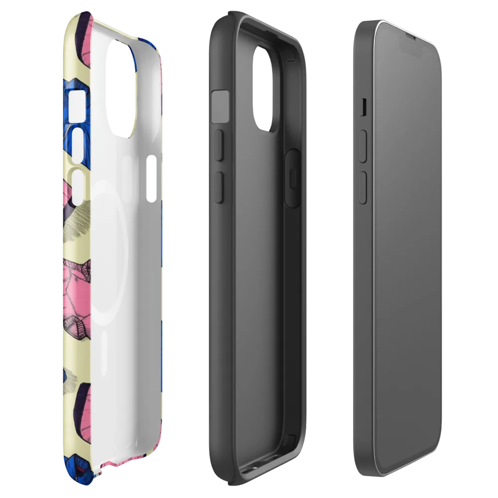 Puffer Parade on MagSafe Tough Case for iPhone® — Front