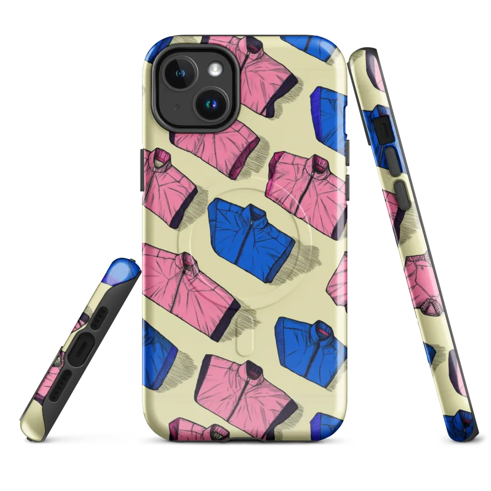 Puffer Parade on MagSafe Tough Case for iPhone® — Front