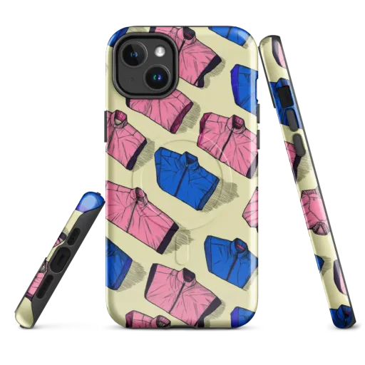 Puffer Parade on a MagSafe Tough Case for iPhone®