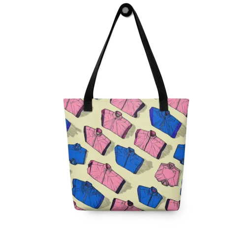 Puffer Parade on a Tote Bag