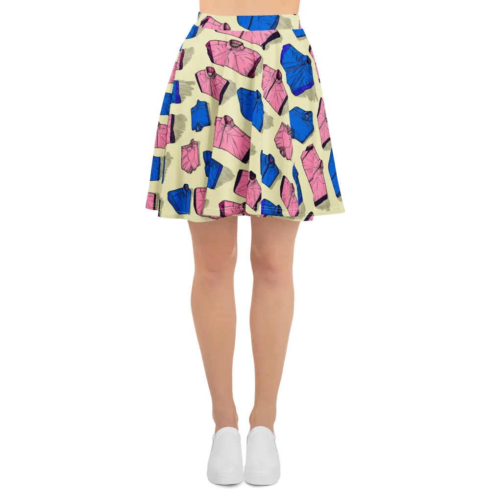 Puffer Parade on Skater Skirt — Front