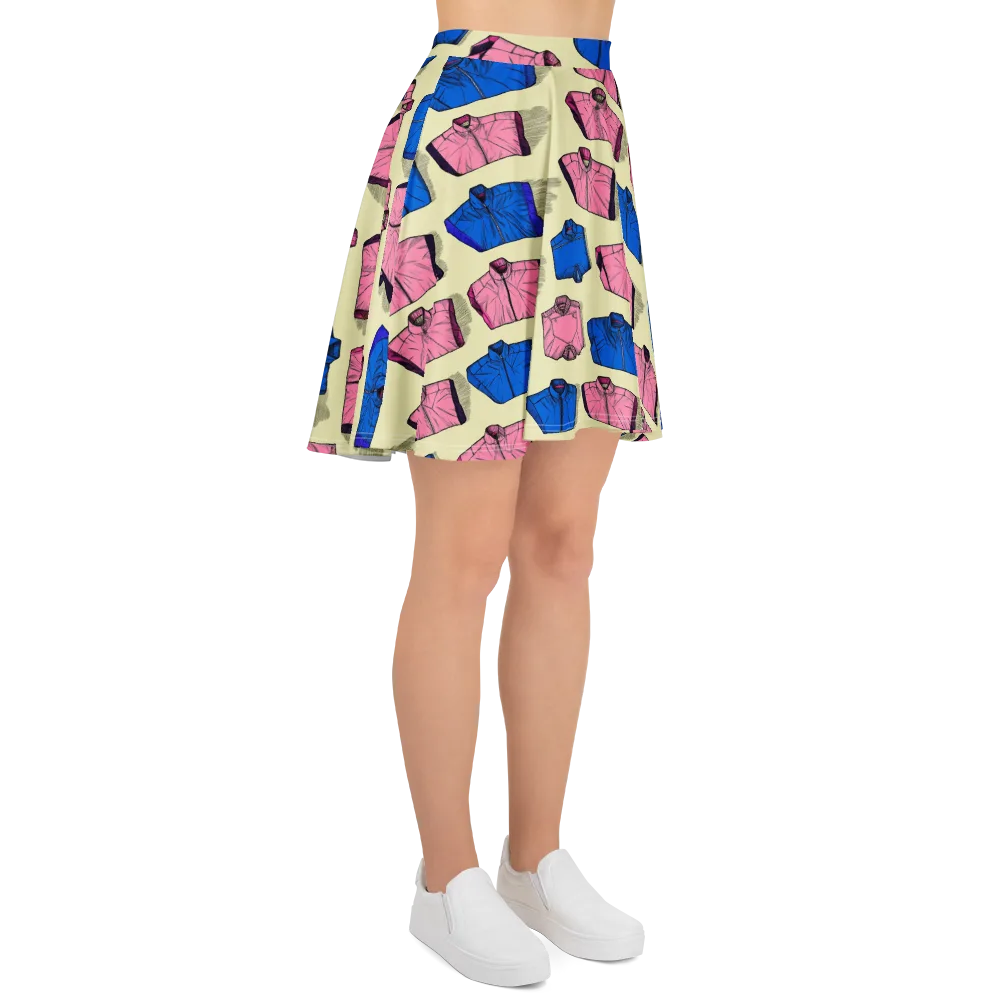 Puffer Parade on Skater Skirt — Right